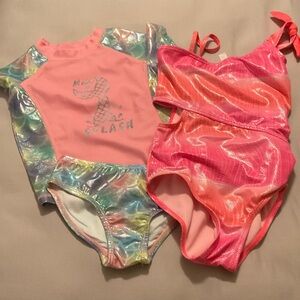 Liberty Pink and Multicolor Kids Two Piece Set